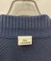 中古・古着 LACOSTE (ラコステ) ドライバーズニット ネイビー サイズ:3：6000円