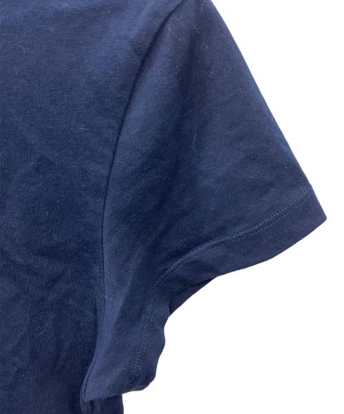 AMI Alexandre Mattiussi（アミアレクサンドルマテュッシ）AMI Alexandre Mattiussi (アミアレクサンドルマテュッシ) ロゴ刺繍Tシャツ ネイビー サイズ:表記なしの古着・服飾アイテム