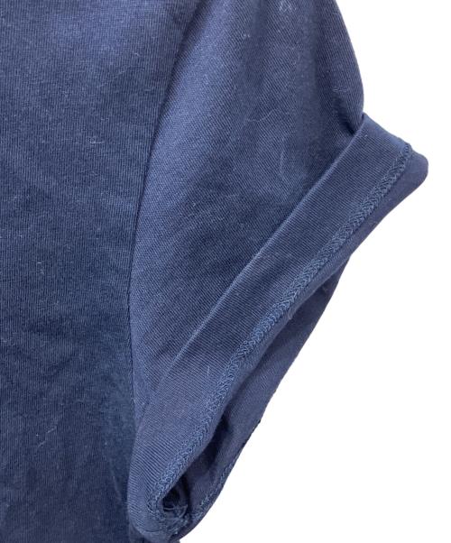 AMI Alexandre Mattiussi（アミアレクサンドルマテュッシ）AMI Alexandre Mattiussi (アミアレクサンドルマテュッシ) ロゴ刺繍Tシャツ ネイビー サイズ:表記なしの古着・服飾アイテム