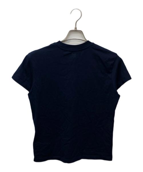 AMI Alexandre Mattiussi（アミアレクサンドルマテュッシ）AMI Alexandre Mattiussi (アミアレクサンドルマテュッシ) ロゴ刺繍Tシャツ ネイビー サイズ:表記なしの古着・服飾アイテム