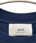 中古・古着 AMI Alexandre Mattiussi (アミアレクサンドルマテュッシ) ロゴ刺繍Tシャツ ネイビー サイズ:表記なし：6000円