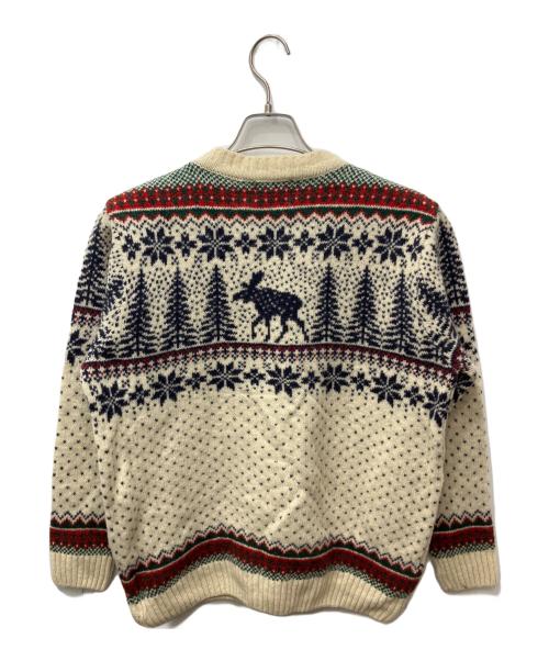 INVERALLAN（インバーアラン）INVERALLAN (インバーアラン) クルーネックニット アイボリー サイズ:40の古着・服飾アイテム