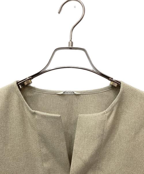 LE GLAZIK（ル グラジック）LE GLAZIK (ル グラジック) タスランツイル カラーレスシャツジャケット ベージュ サイズ:36の古着・服飾アイテム