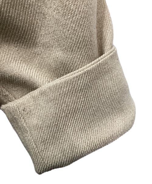 LE GLAZIK（ル グラジック）LE GLAZIK (ル グラジック) タスランツイル カラーレスシャツジャケット ベージュ サイズ:36の古着・服飾アイテム