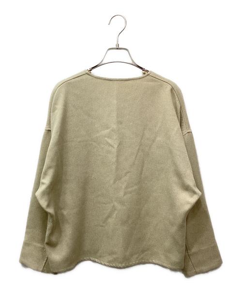 LE GLAZIK（ル グラジック）LE GLAZIK (ル グラジック) タスランツイル カラーレスシャツジャケット ベージュ サイズ:36の古着・服飾アイテム
