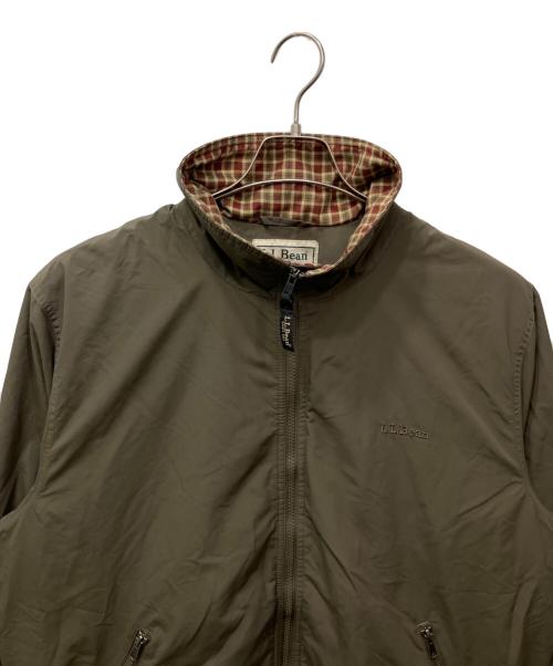 L.L.Bean（エルエルビーン）L.L.Bean (エルエルビーン) Men's Warm-Up Jacket, Flannel-Lined（ウォームアップジャケット） オリーブ サイズ:Lの古着・服飾アイテム