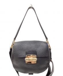 FURLA（フルラ）の古着「クラブミニショルダーバッグ」｜ブラック