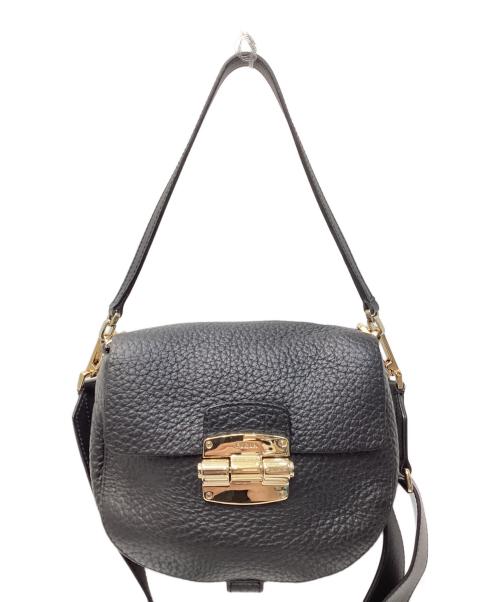 FURLA（フルラ）FURLA (フルラ) クラブミニショルダーバッグ ブラックの古着・服飾アイテム