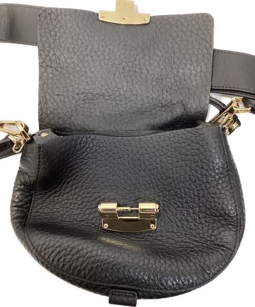 FURLA（フルラ）FURLA (フルラ) クラブミニショルダーバッグ ブラックの古着・服飾アイテム