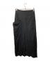 Y's (ワイズ) RAYON CAMBRIC LEFT CLOTH SKIRT/レーヨンキャンブリックレフトクロススカート ブラック サイズ:1：18000円