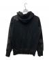 DIESEL (ディーゼル) レザーパッチジップパーカー ブラック サイズ:S：12000円