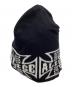 ALICE HOLLYWOOD（アリス ハリウッド）の古着「JACQUARD CHOPPER BEANIE （ジャガードチョッパービーニー）」｜ホワイト×ブラック