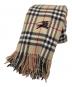 BURBERRY LONDON（バーバリーロンドン）の古着「ノバチェック大判ウールマフラー」｜ベージュ