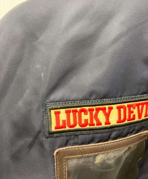 TED COMPANY（テッドカンパニー）TED COMPANY (テッドカンパニー) ワッペン付MA-1ジャケット ネイビー サイズ:42の古着・服飾アイテム