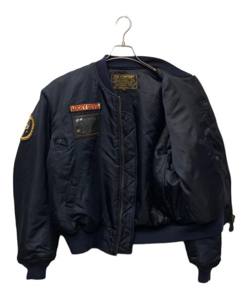 TED COMPANY（テッドカンパニー）TED COMPANY (テッドカンパニー) ワッペン付MA-1ジャケット ネイビー サイズ:42の古着・服飾アイテム