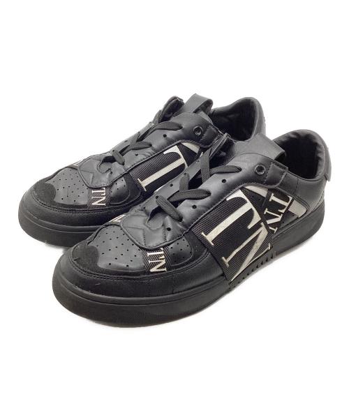 VALENTINO（ヴァレンティノ）VALENTINO (ヴァレンティノ) ローカットスニーカー ブラック サイズ:採寸参照の古着・服飾アイテム