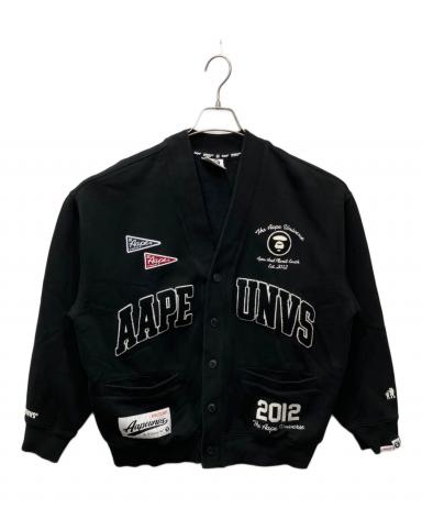 A BATHING APE カーディガン F 紺系x黒系x赤系等 【古着】【中古】 中古・古着通販】AAPE BY A BATHING APE (エーエイプ バイ ア