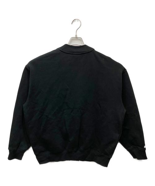 Aape BY A BATHING APE（エーエイプ バイ アベイシングエイプ）AAPE BY A BATHING APE (エーエイプ バイ アベイシングエイプ) college fleece cardigan（カレッジフリースカーディガン） ブラック サイズ:Mの古着・服飾アイテム