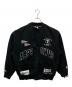 AAPE BY A BATHING APE（エーエイプ バイ アベイシングエイプ）の古着「college fleece cardigan（カレッジフリースカーディガン）」｜ブラック