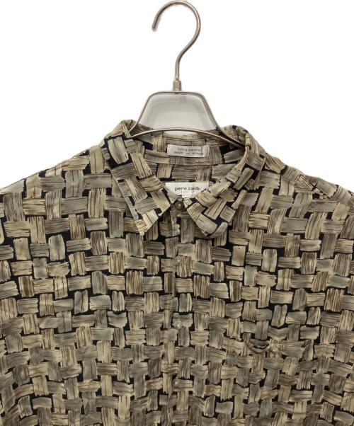 pierre cardin（ピエール・カルダン）pierre cardin (ピエール・カルダン) 総柄レーヨンシャツ オリーブ サイズ:XLの古着・服飾アイテム