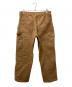 CarHartt (カーハート) washed duck work dungaree pants(ウォッシュドダックワークダンガリーパンツ) ブラウン サイズ:Ｗ32×L30：9000円