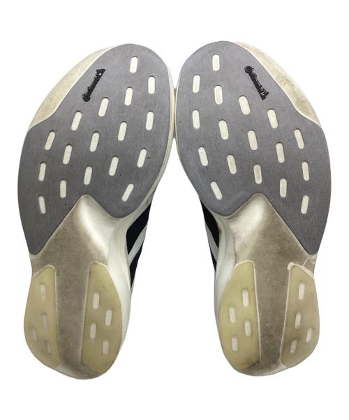 adidas（アディダス）adidas (アディダス) ADIZERO EVO SL WOVEN スニーカー　（アディゼロエヴォ　ウーブンスニーカー） ホワイト×ブラック サイズ:26.5cmの古着・服飾アイテム