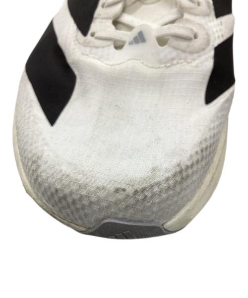 adidas（アディダス）adidas (アディダス) ADIZERO EVO SL WOVEN スニーカー　（アディゼロエヴォ　ウーブンスニーカー） ホワイト×ブラック サイズ:26.5cmの古着・服飾アイテム