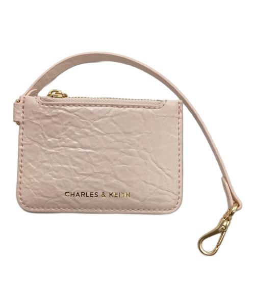 CHARLES & KEITH（チャールズアンドキース）CHARLES & KEITH (チャールズアンドキース) Duo ドゥオ キルティング チェーンバケットバッグ ピンクの古着・服飾アイテム