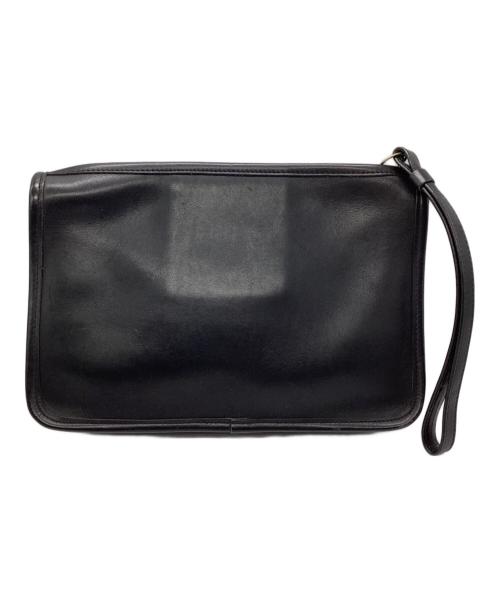 COACH（コーチ）COACH (コーチ) オールレザーオールドクラッチバッグ ブラックの古着・服飾アイテム