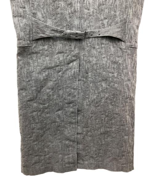 Jean Paul GAULTIER（ジャンポールゴルチェ）Jean Paul GAULTIER (ジャンポールゴルチェ) ジャガードロングジレ グレー サイズ:48の古着・服飾アイテム