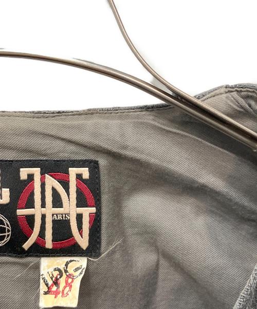 Jean Paul GAULTIER（ジャンポールゴルチェ）Jean Paul GAULTIER (ジャンポールゴルチェ) ジャガードロングジレ グレー サイズ:48の古着・服飾アイテム