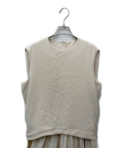 ELENDEEK（エレンディーク）ELENDEEK (エレンディーク) バルーンワンピース アイボリー サイズ:01の古着・服飾アイテム
