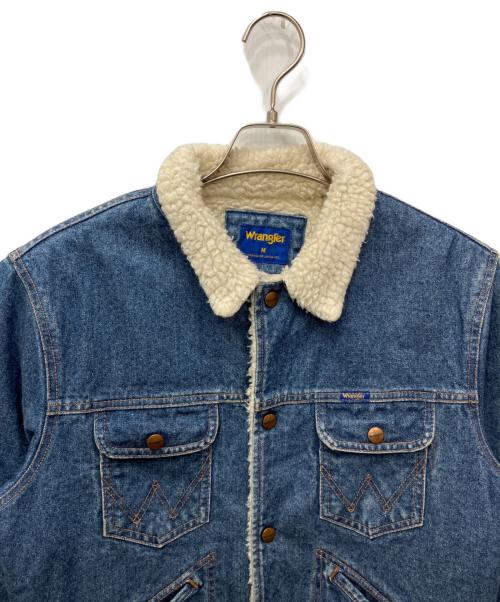 Wrangler（ラングラー）Wrangler (ラングラー) ボアライナーデニムジャケット インディゴ サイズ:Mの古着・服飾アイテム