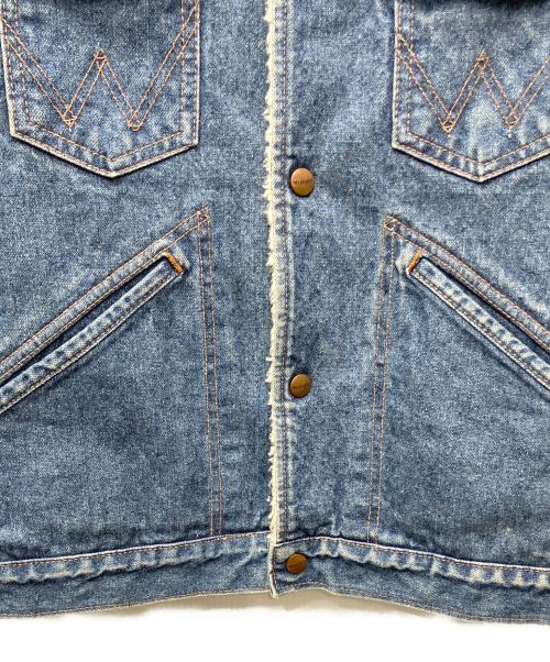Wrangler（ラングラー）Wrangler (ラングラー) ボアライナーデニムジャケット インディゴ サイズ:Mの古着・服飾アイテム