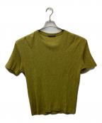 ISSEY MIYAKE MENイッセイミヤケメン）の古着「CREPE TUCK JERSEY（クレープタックジャージー）」｜イエロー