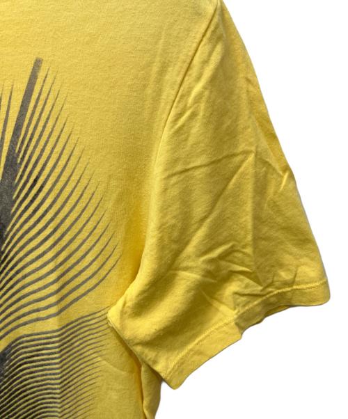 Maison Margiela（メゾンマルジェラ）Maison Margiela (メゾンマルジェラ) リーフプリントTシャツ イエロー サイズ:46の古着・服飾アイテム