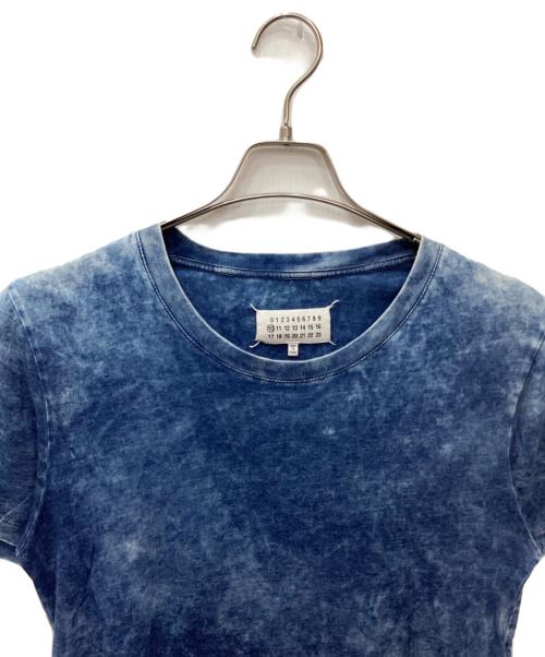 Maison Margiela（メゾンマルジェラ）Maison Margiela (メゾンマルジェラ) インディゴ染め3枚パックTシャツ ブルー サイズ:XSの古着・服飾アイテム