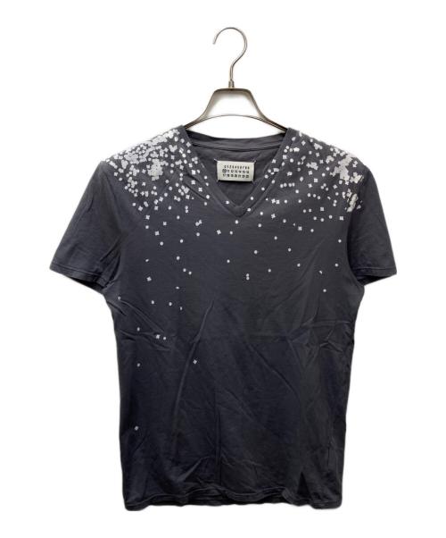Maison Martin Margiela（メゾンマルタンマルジェラ）Maison Martin Margiela (メゾンマルタンマルジェラ) 紙吹雪プリントTシャツ グレー サイズ:46の古着・服飾アイテム