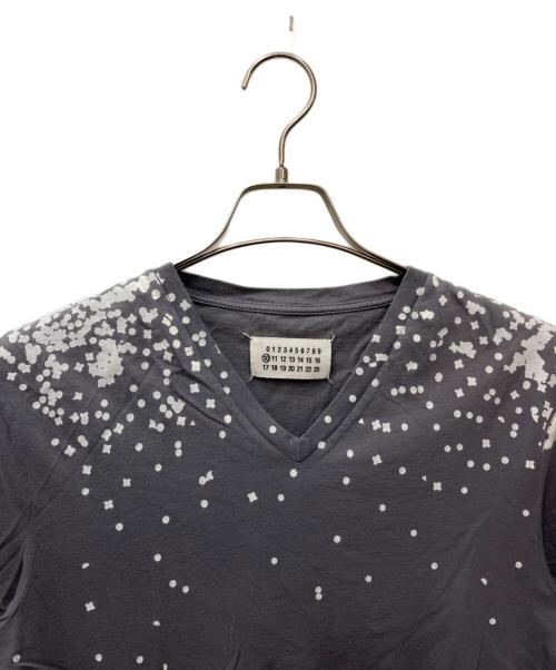 Maison Martin Margiela（メゾンマルタンマルジェラ）Maison Martin Margiela (メゾンマルタンマルジェラ) 紙吹雪プリントTシャツ グレー サイズ:46の古着・服飾アイテム