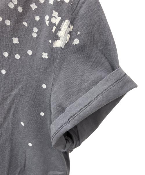 Maison Martin Margiela（メゾンマルタンマルジェラ）Maison Martin Margiela (メゾンマルタンマルジェラ) 紙吹雪プリントTシャツ グレー サイズ:46の古着・服飾アイテム