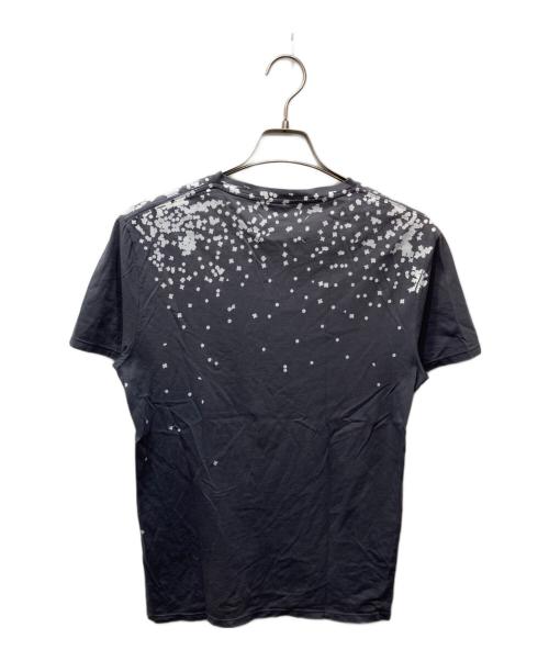 Maison Martin Margiela（メゾンマルタンマルジェラ）Maison Martin Margiela (メゾンマルタンマルジェラ) 紙吹雪プリントTシャツ グレー サイズ:46の古着・服飾アイテム
