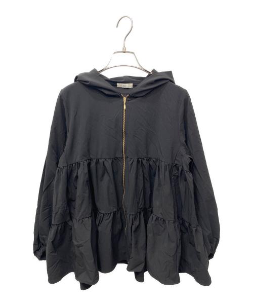 YORI（ヨリ）yori (ヨリ) 撥水ストレッチパーカー ブラック サイズ:34の古着・服飾アイテム