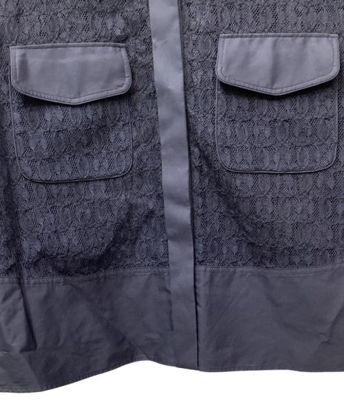 CYCLAS（シクラス）CYCLAS (シクラス) レースシャツ ネイビー サイズ:34の古着・服飾アイテム
