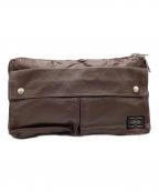 PORTERポーター）の古着「SHOULDER BAG」｜ブラウン