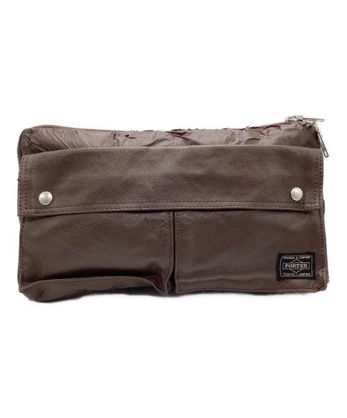 PORTER（ポーター）PORTER (ポーター) SHOULDER BAG ブラウンの古着・服飾アイテム