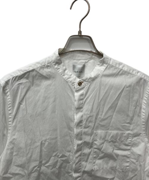 PAUL SMITH（ポールスミス）Paul Smith (ポールスミス) スタンドカラーシャツ ホワイト サイズ:XLの古着・服飾アイテム