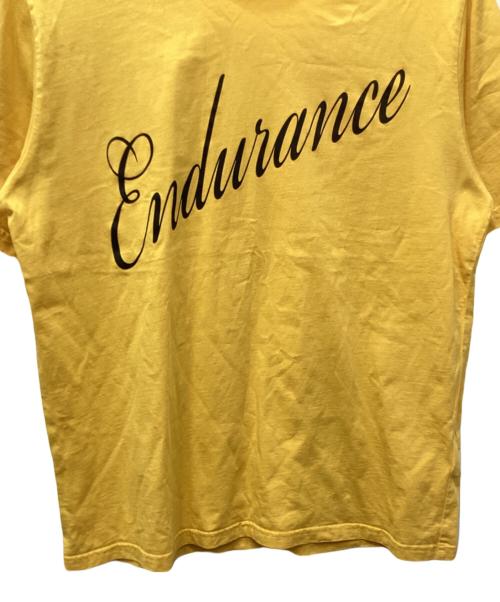WALES BONNER（ウェールズボナー）WALES BONNER (ウェールズボナー) Endurance T Shirt（エンデュランス） イエロー サイズ:Lの古着・服飾アイテム
