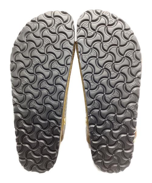 BIRKENSTOCK（ビルケンシュトック）BIRKENSTOCK (ビルケンシュトック) Milano Embossed Natural Leather （ミラノエンボスナチュラルレザー） オリーブ サイズ:24.5cmの古着・服飾アイテム