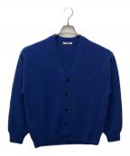 AURALEEオーラリー）の古着「BABY CASHMERE KNIT CARDIGAN / カシミヤニットカーディガン」｜ブルー