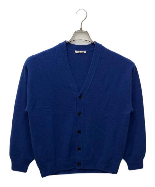 AURALEE（オーラリー）AURALEE (オーラリー) BABY CASHMERE KNIT CARDIGAN / カシミヤニットカーディガン ブルー サイズ:3の古着・服飾アイテム